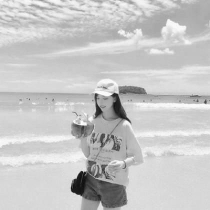 黑白头像女唯美情头