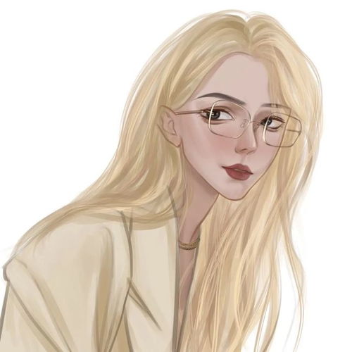 个性好看的手绘女生头像