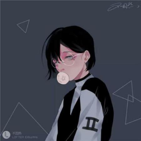 手绘头像女可爱情侣头像