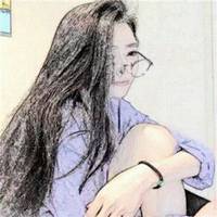 高清素描头像女生唯美小清新