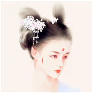 手绘古风美女头像,世上最好的温柔女子