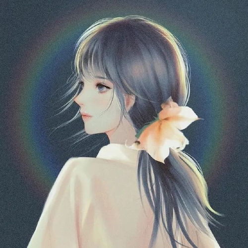 手绘女生头像