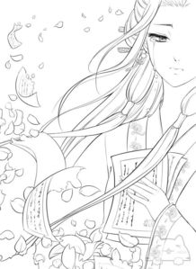 干货100张女生绘画线稿素材,二次元动漫古风美女