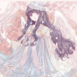 樱花少女头像背景图闺密