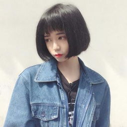 粉色头像女生唯美短发