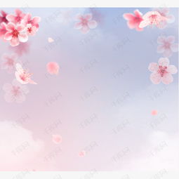 粉色浪漫樱花落下背景素材图片免费下载高清psd千库网图片编号11739612