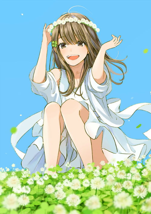 换个甜美清新的动漫女生头像吧花冠特辑p站美图欣赏