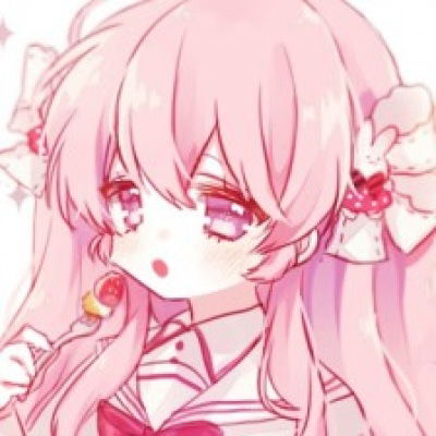 可爱少女心头像粉色精选韩系二次元软萌头像