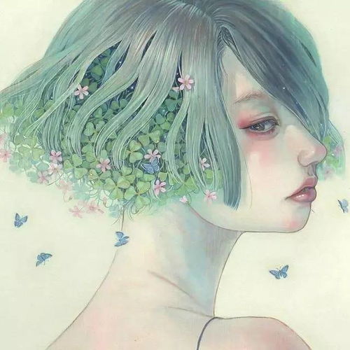 她笔下的空灵少女,娇媚百态,太漂亮了