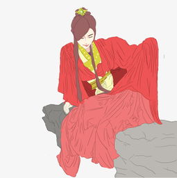 古代风格淑女手绘png下载图片素材其他格式下载动漫人物大全