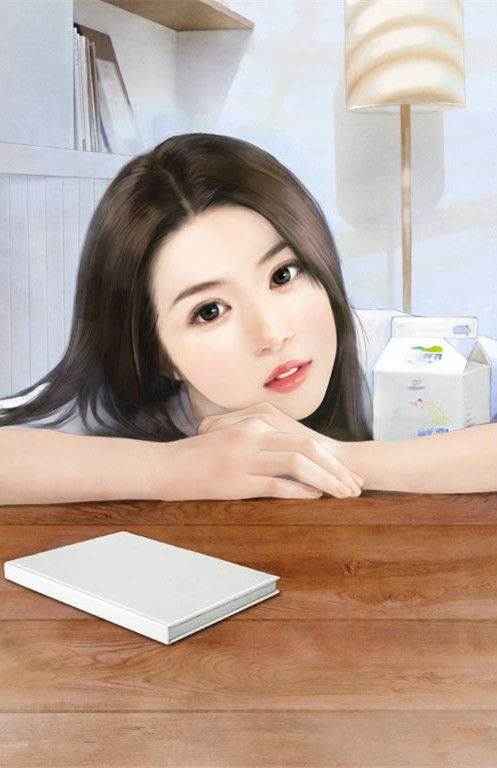 偶不是偶然手绘现代美女