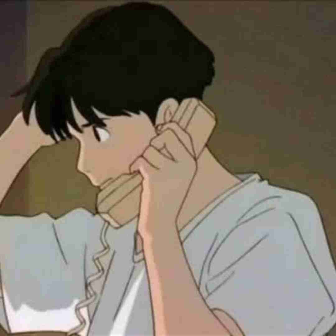 这个打电话的男孩穿白衬衫的是哪部动漫的是情头吗