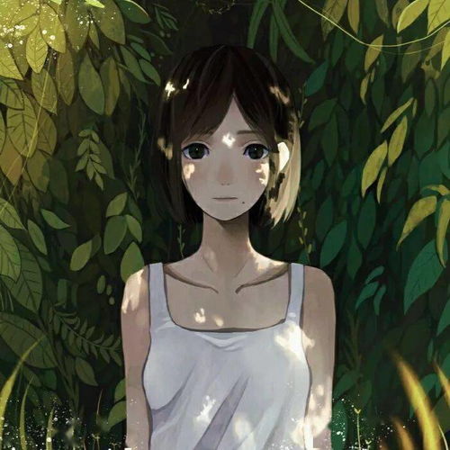 动漫女生头像请你就这样静静的蛰伏在我心里