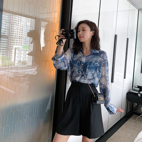 夏季新款西装短裤女休闲港风五分裤女外穿高腰宽松